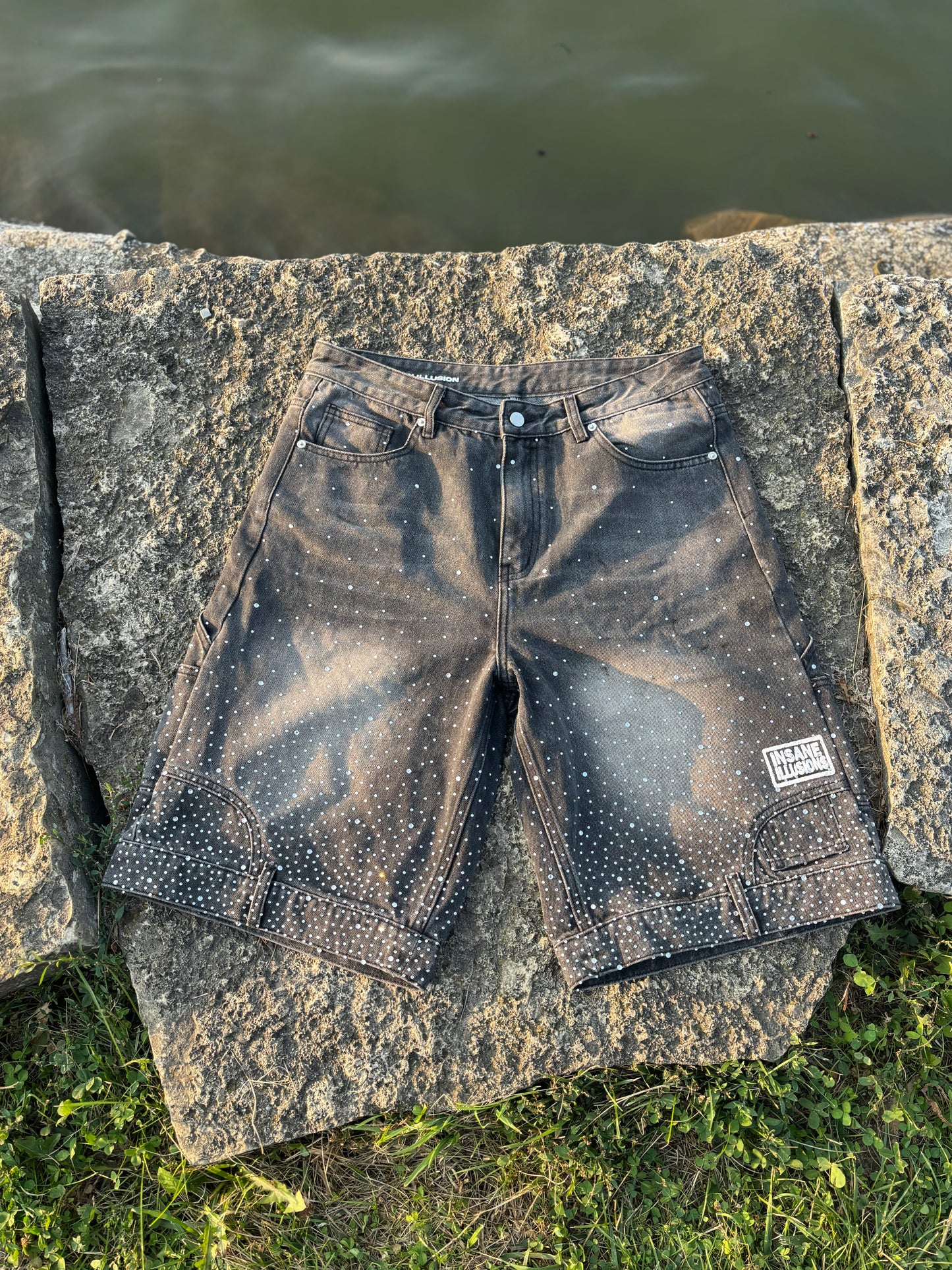 Black Insane Reverse Jorts