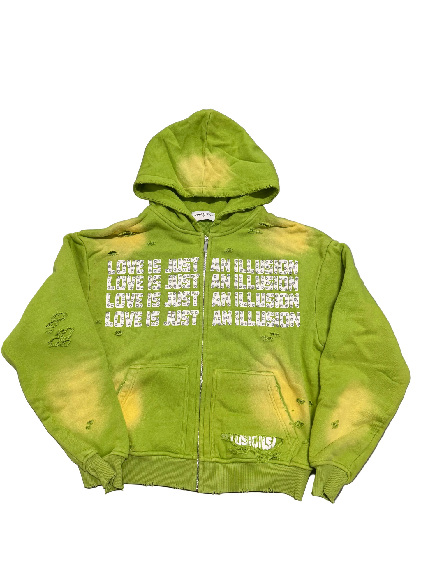 Green “LOVE IS JUST AN ILLUSION”