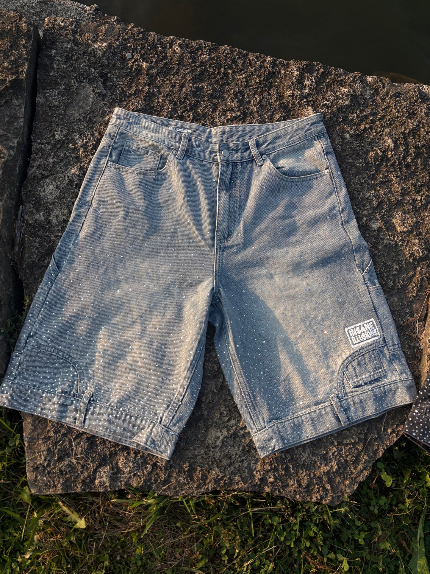 BLUE INSANE REVERSE JORTS