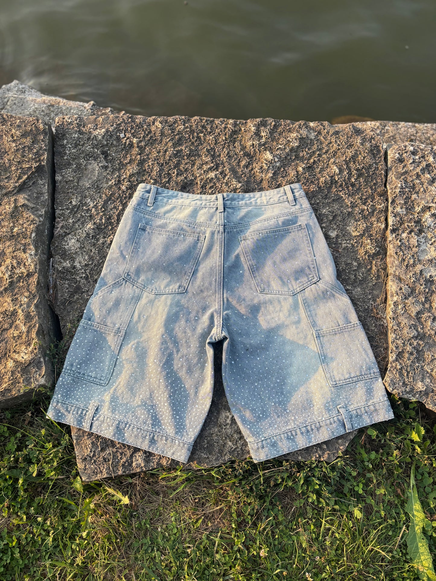 BLUE INSANE REVERSE JORTS