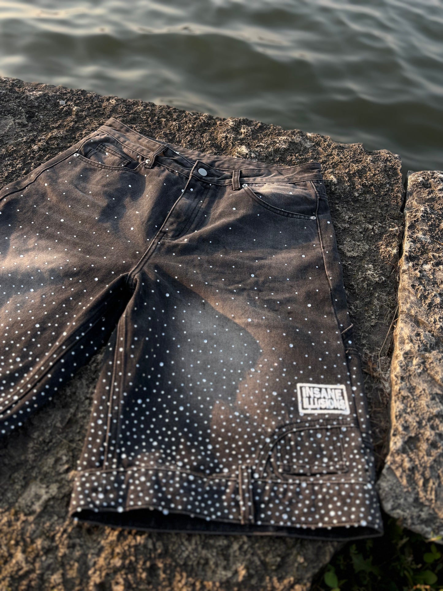 Black Insane Reverse Jorts